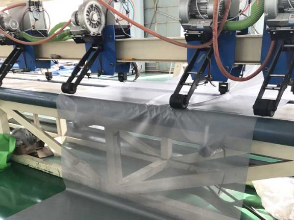 PVC Fireproof Mesh Net Machine